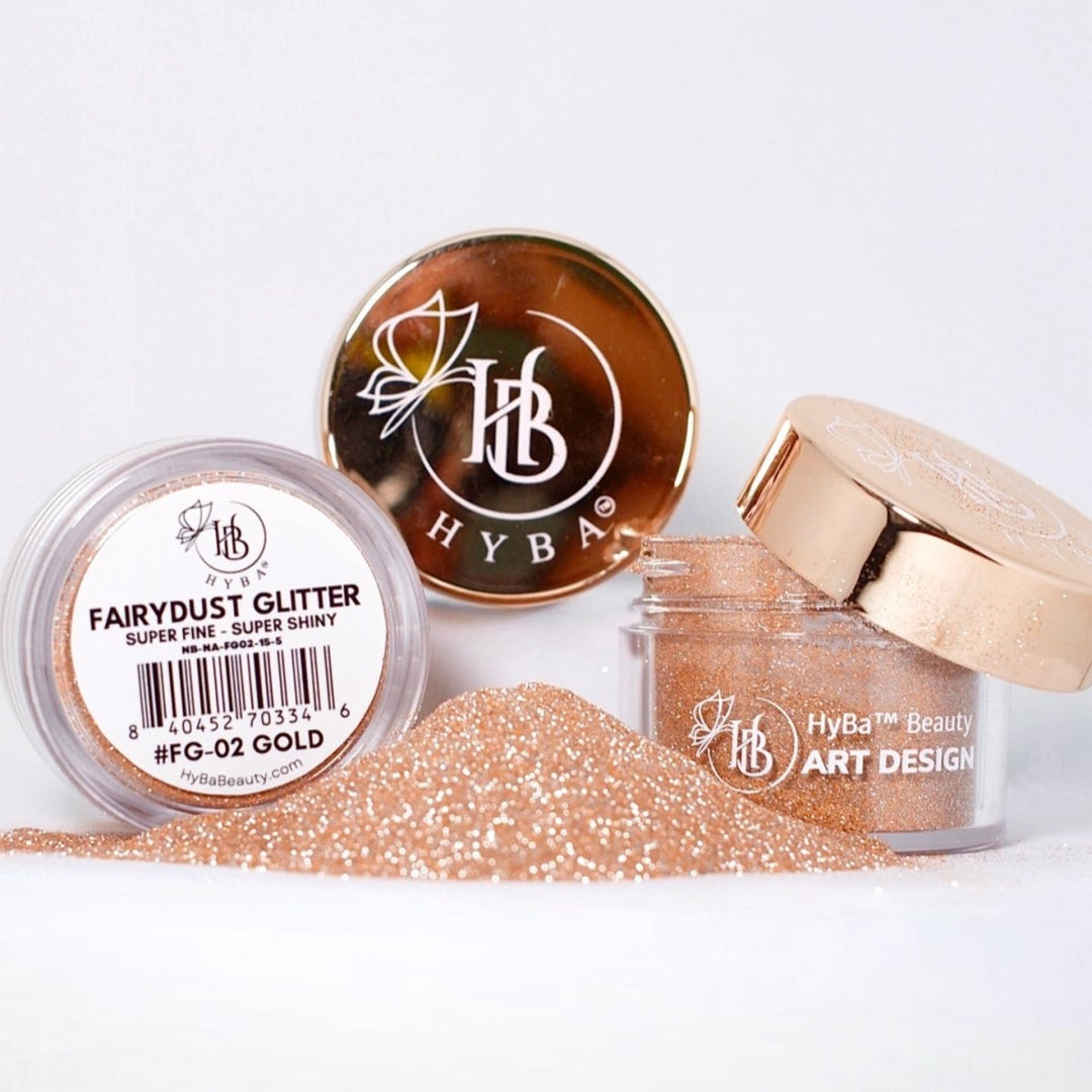 HyBa Fairy Dust Holographic Glitter - FG-02 GOLD
