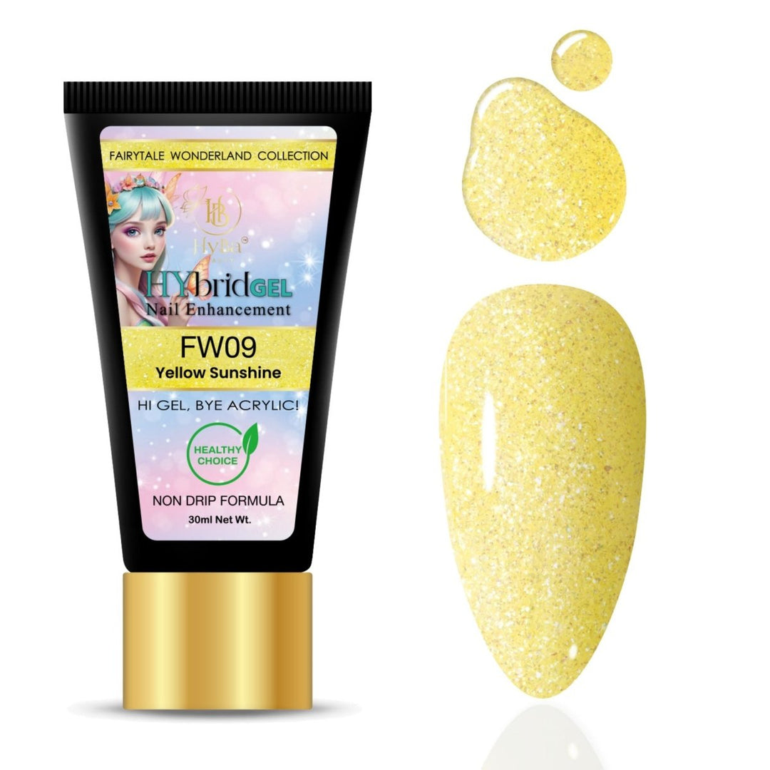 HyBa HyGEL Hybrid Gel 30ml - #FW09 Yellow Sunshine