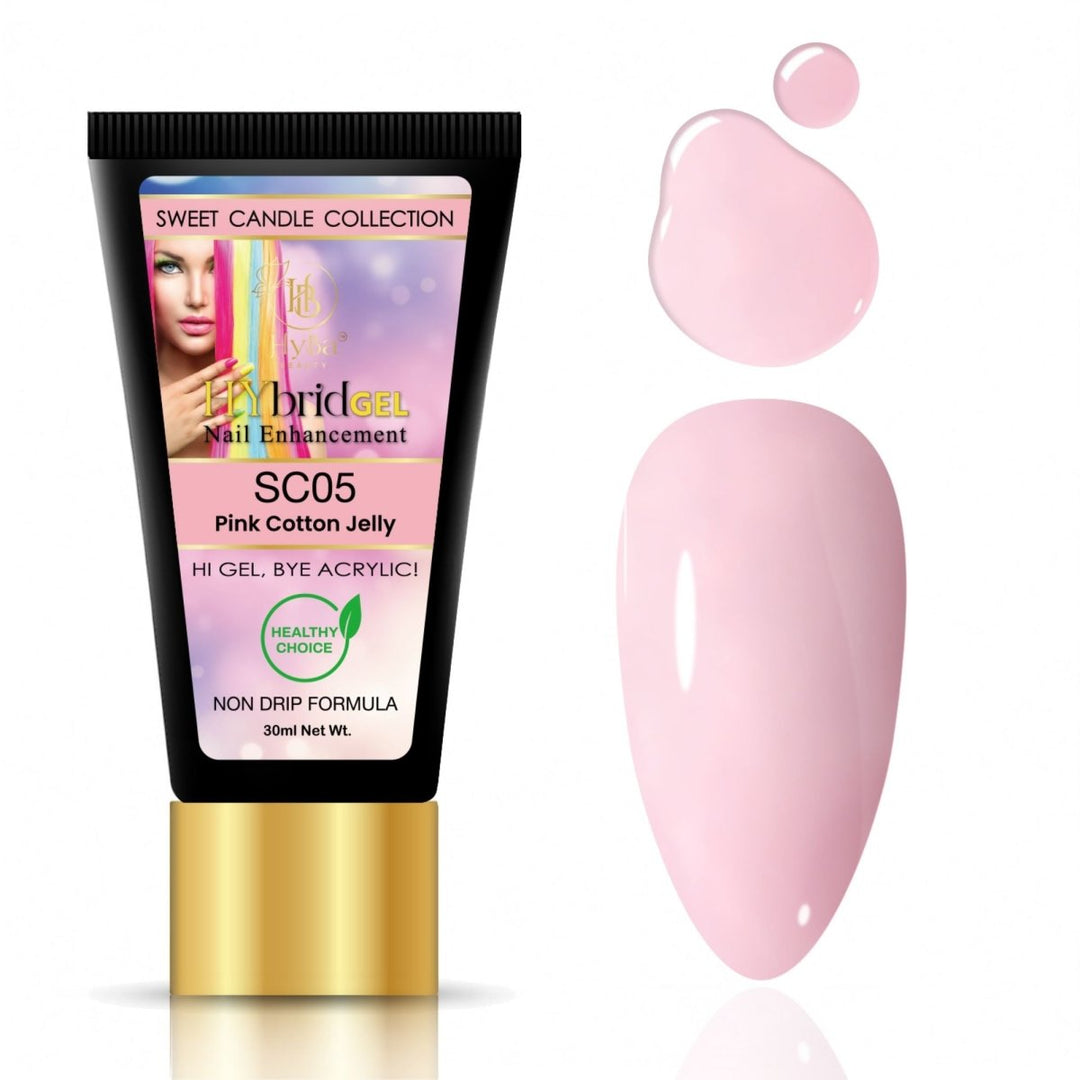HyBa HyGEL Hybrid Gel 30ml - #SC05 Pink Cotton Jelly