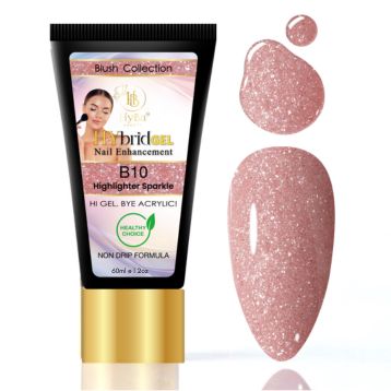 HyBa HyGEL Hybrid Gel 60ml - #B10 Highlighter Sparkle