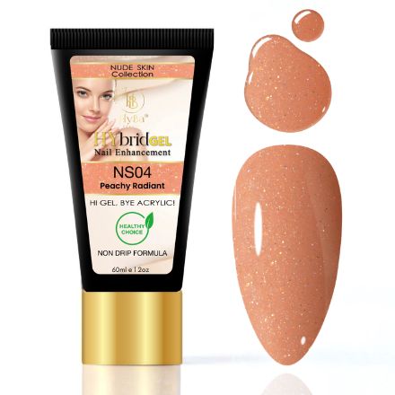HyBa HyGEL Hybrid Gel 60ml - #NS04 Peachy Radiant