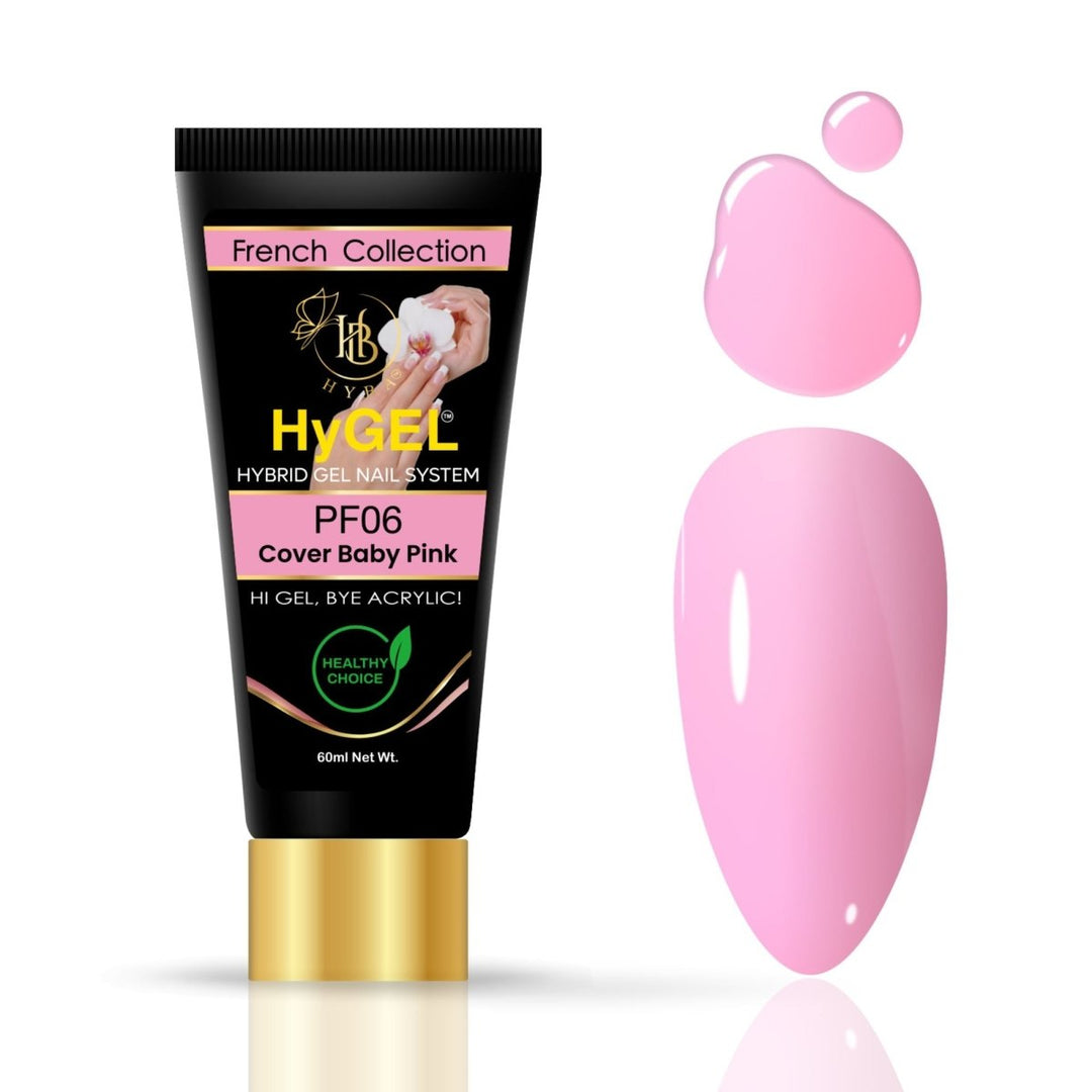 HyBa HyGEL Hybrid Gel 60ml - #PF06 Cover Baby Pink