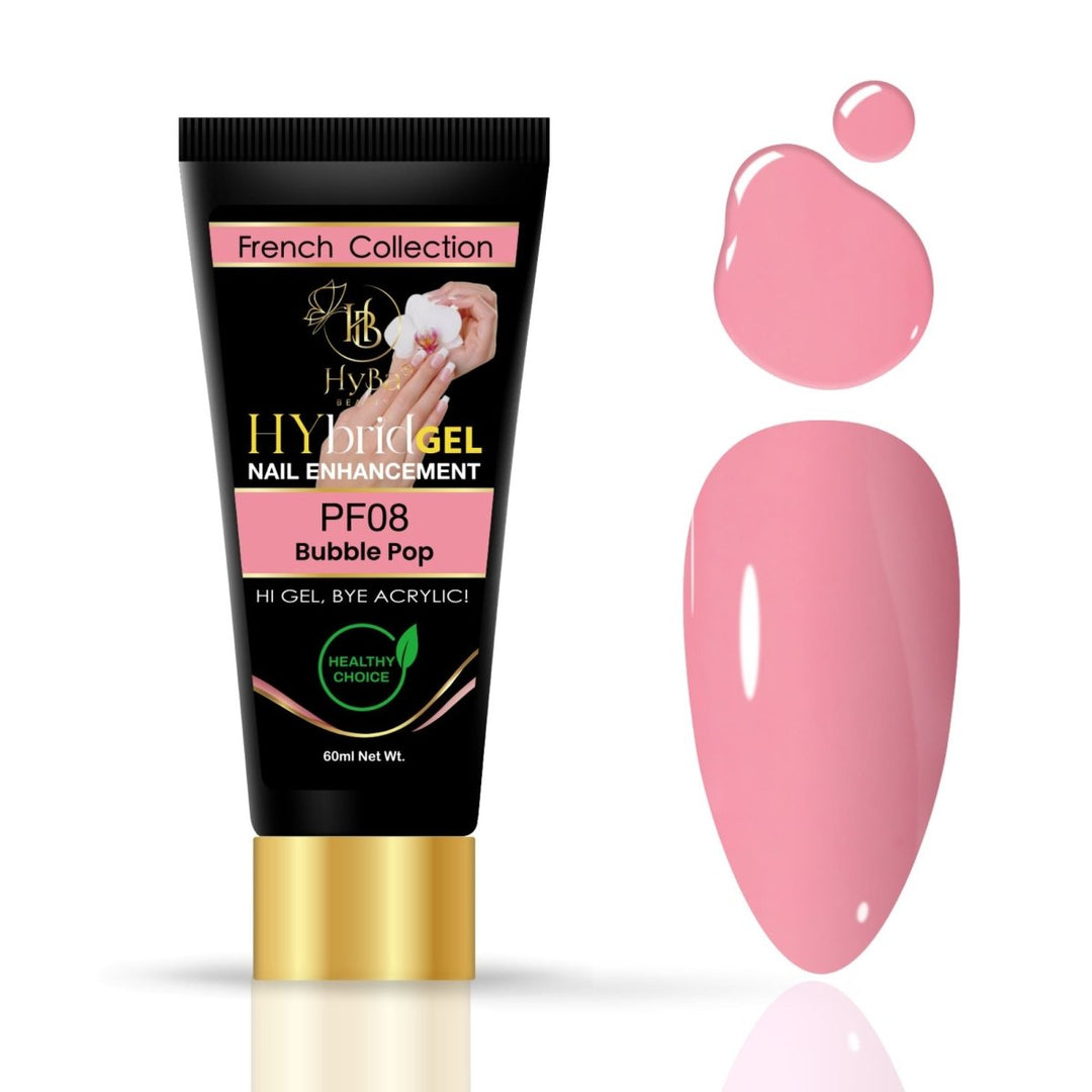 HyBa HyGEL Hybrid Gel 60ml - #PF08 Bubble Pop Pink