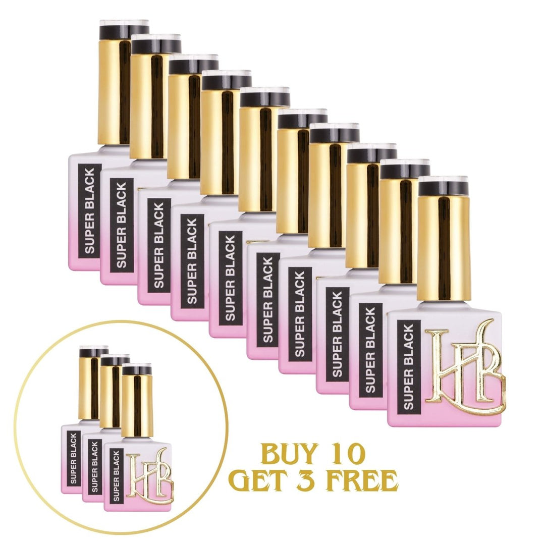 HyBa SUPER BLACK Gel Polish - 20ML Single Bottle