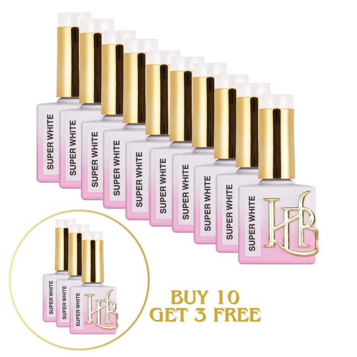 HyBa SUPER WHITE Gel Polish -20ML Single Bottle