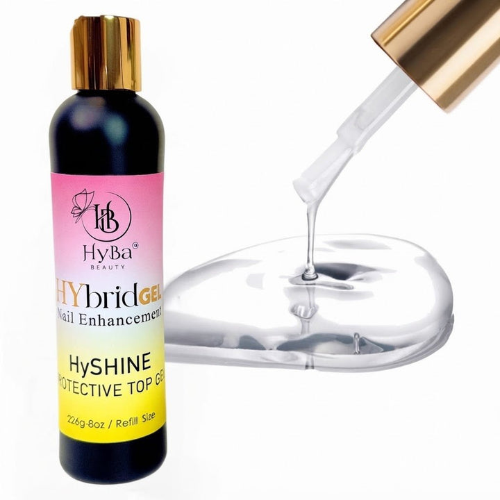 HyBa HyShine Top Gel Refill Kit - Long-lasting Gloss Finish