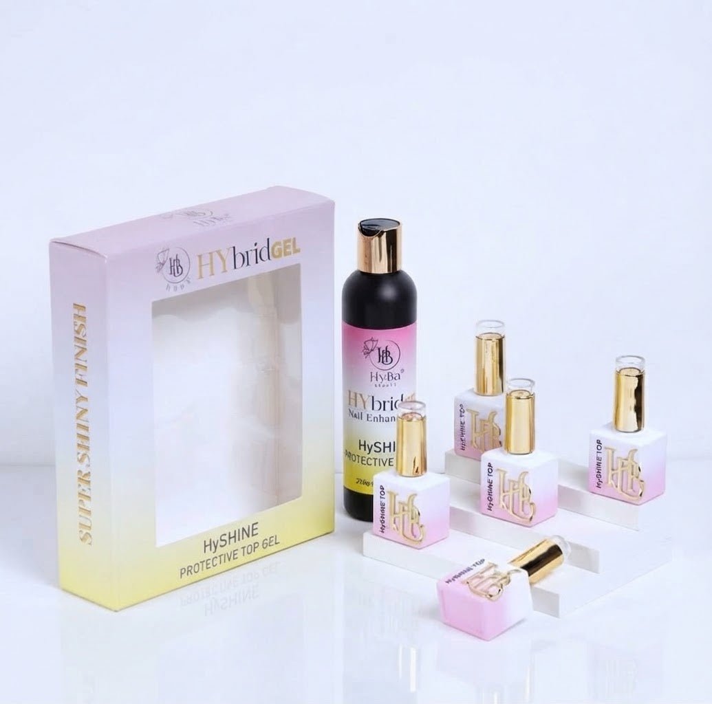 HyBa HyShine Top Gel Refill Kit - Long-lasting Gloss Finish