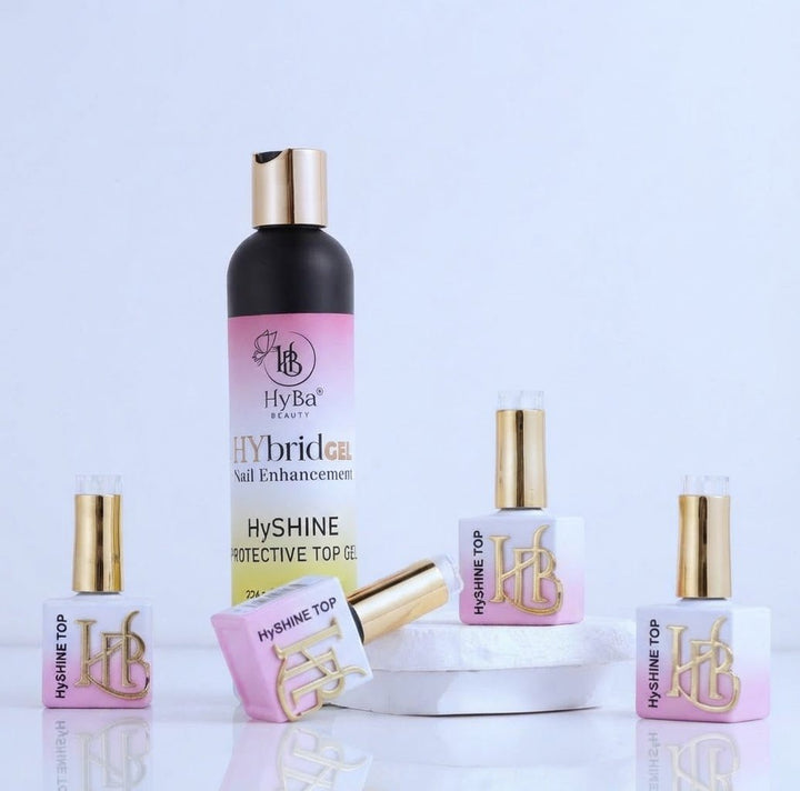 HyBa HyShine Top Gel Refill Kit - Long-lasting Gloss Finish
