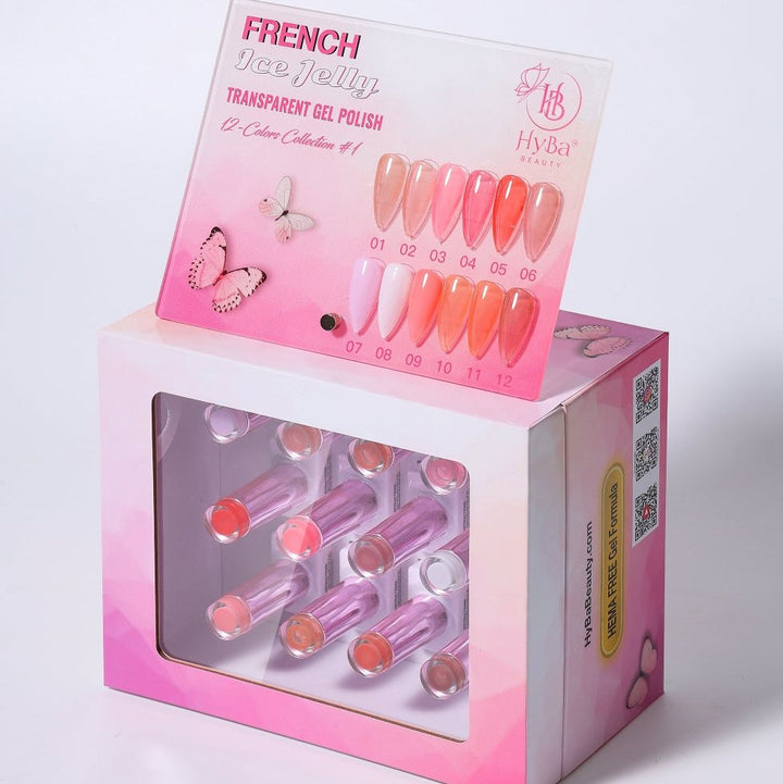 HyBa FRENCH Ice Jelly Gel Polish Collection 1