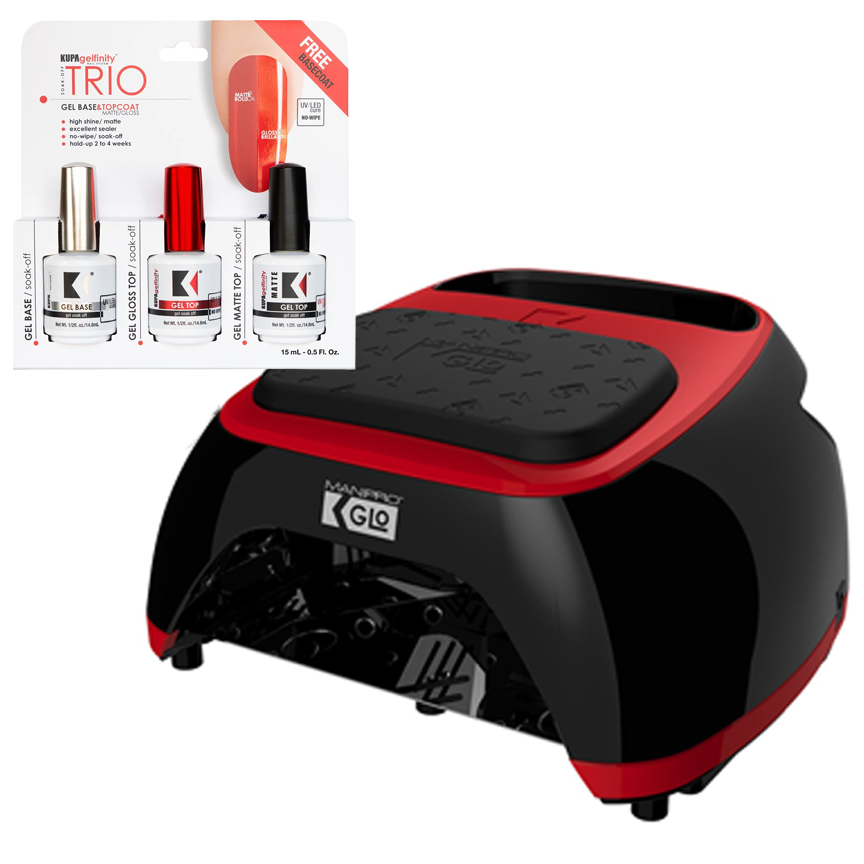 KUPA - MANIPro Glo Lamp - Black w/ Red Trim