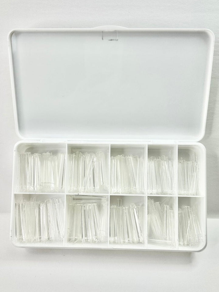 HyBa Long Coffin Extension Nail Tips