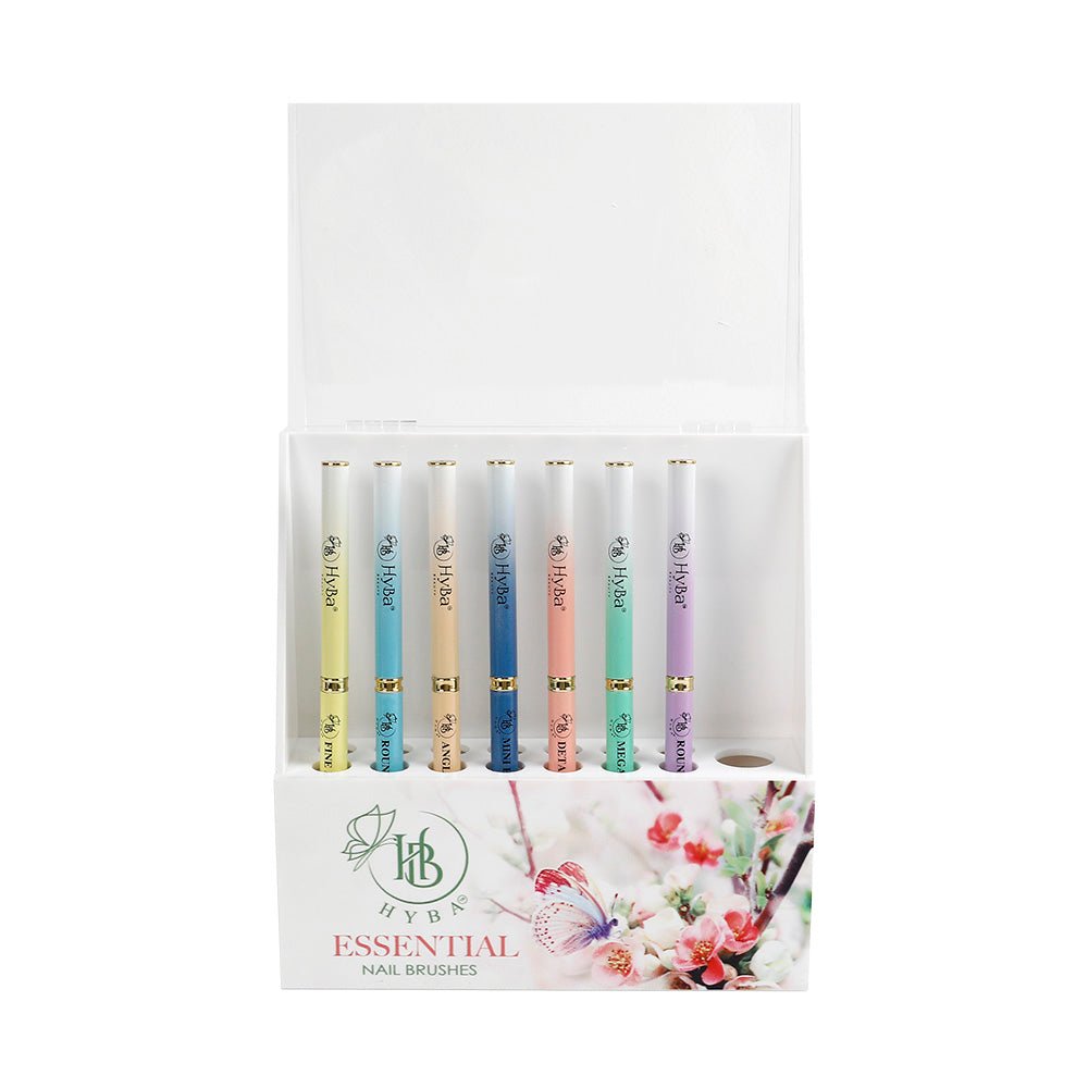 HyBa MASTER NAIL BRUSH COLLECTION - 7 Brush Set