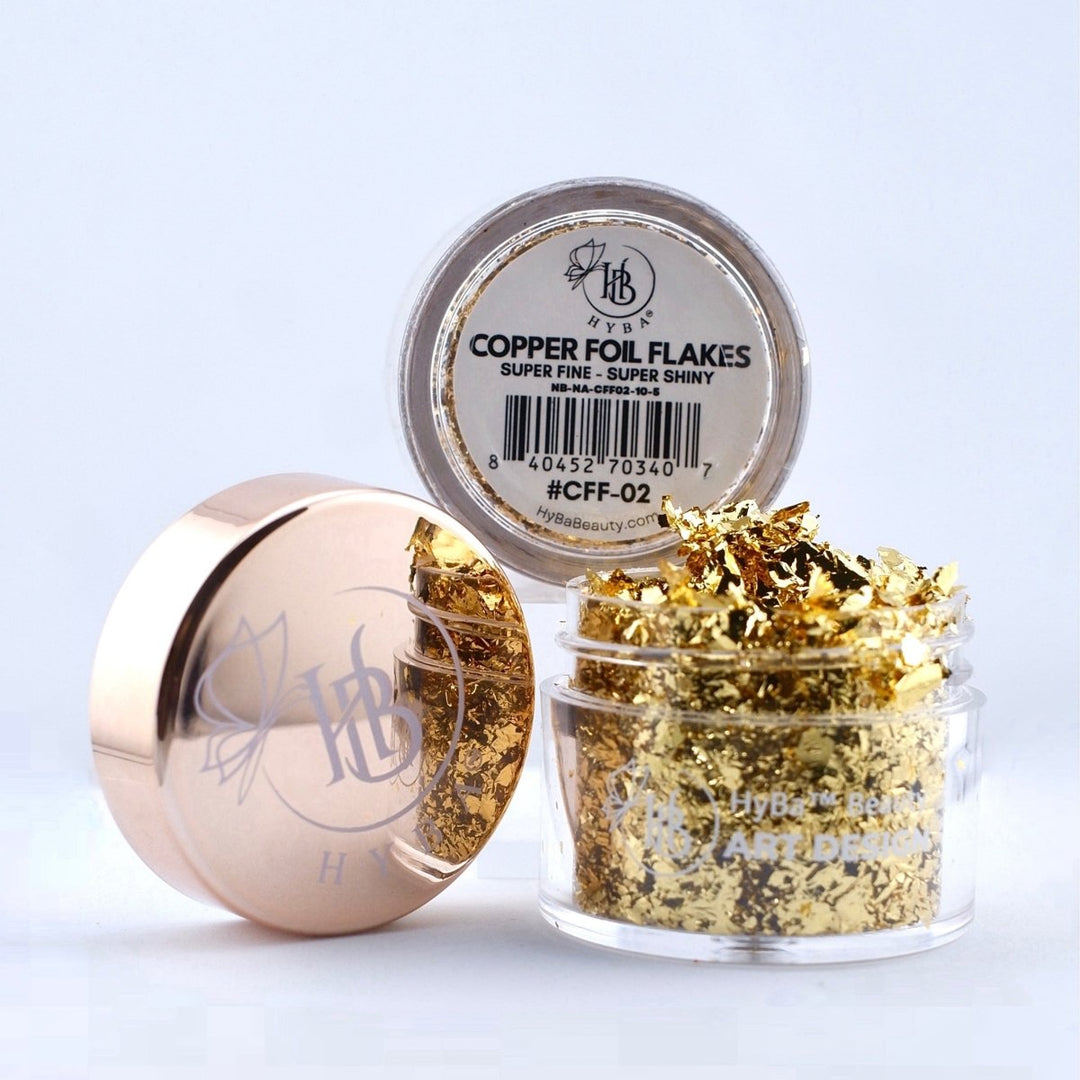HyBa Metallic Foil Flakes - CFF-02 COPPER