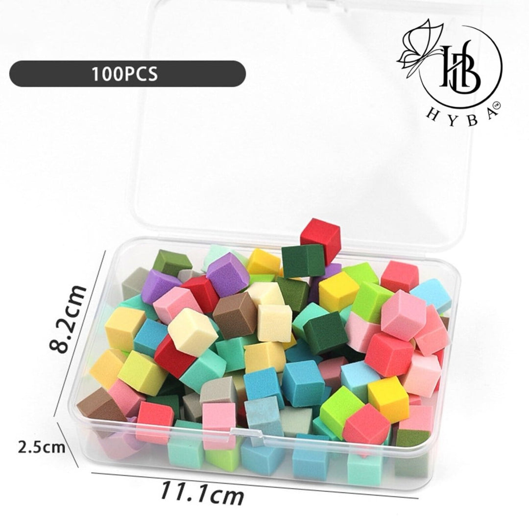 HyBa Mini Ombré Sponges with Grabber Box Set - Rainbow