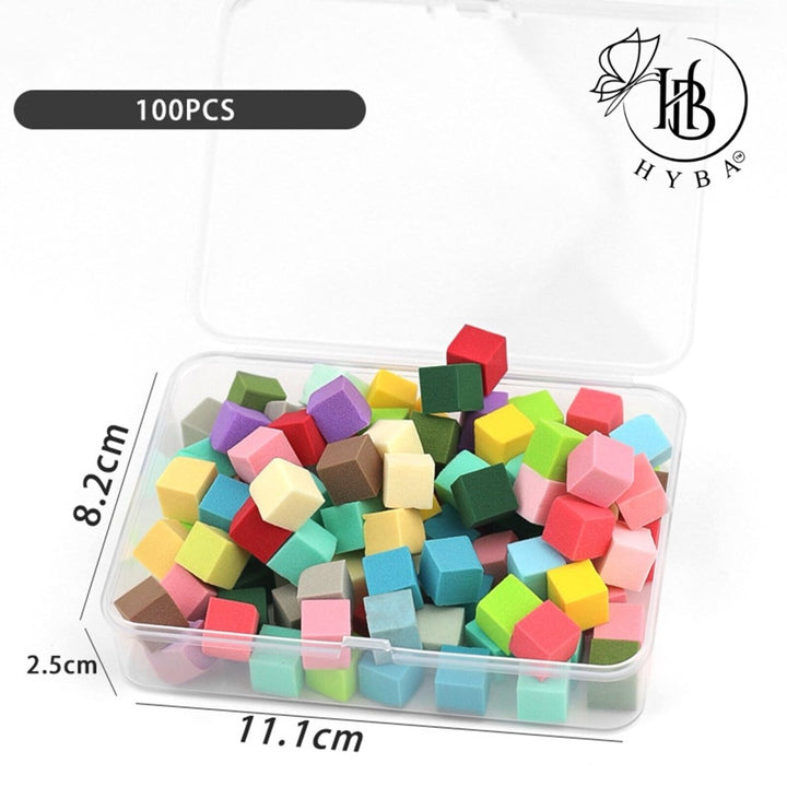 HyBa Mini Ombré Sponges with Grabber Box Set - Rainbow