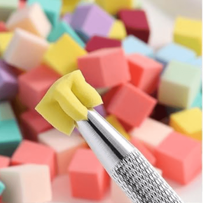 HyBa Mini Ombré Sponges with Grabber Box Set - Rainbow