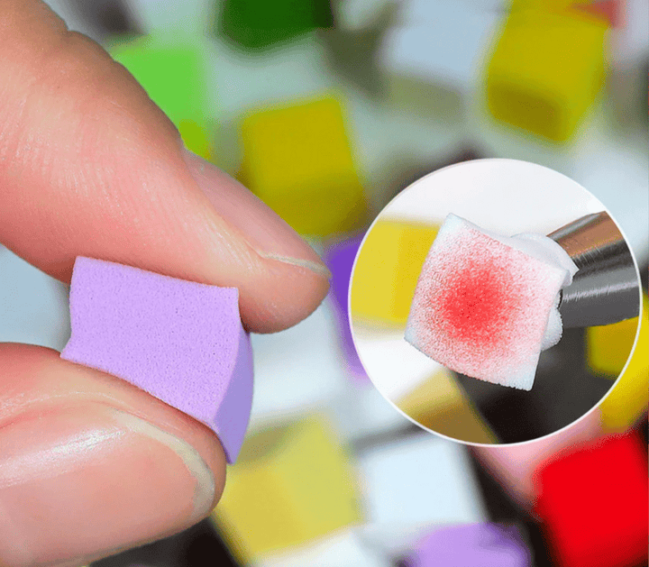 HyBa Mini Ombré Sponges with Grabber Box Set - Rainbow