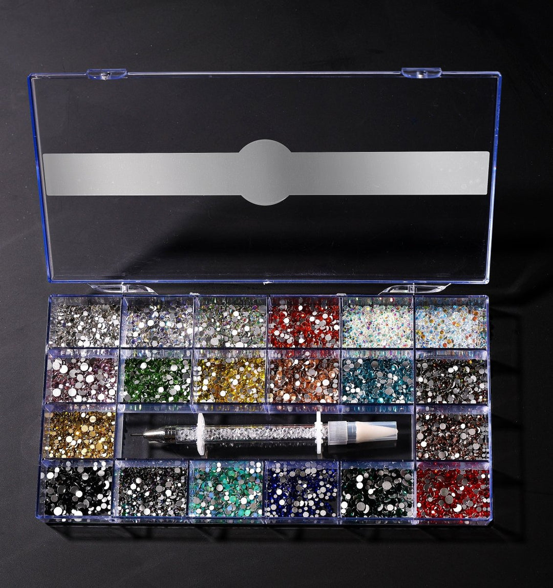 HyBa Mixed Colored - Flat Crystal Collection Box #3