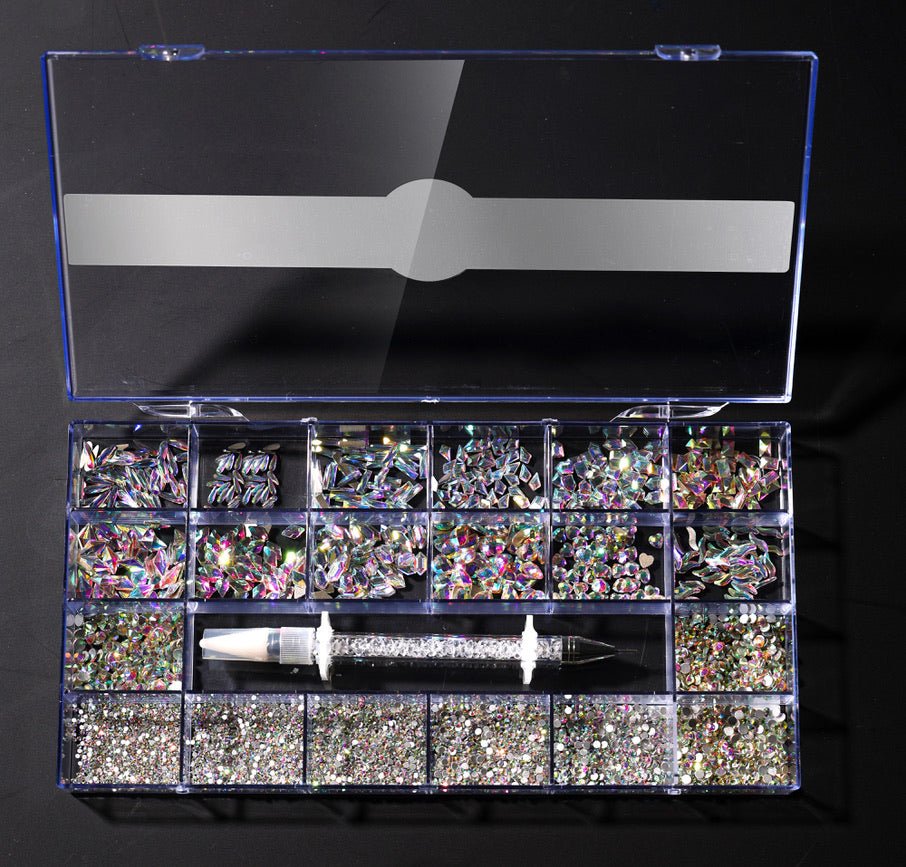 HyBa Mixed AB Flat Crystals - Collection Box #2
