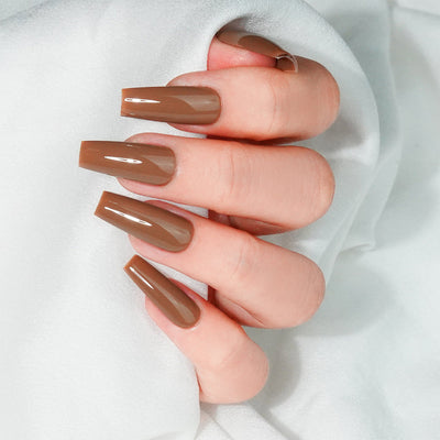 Lavis Gel Nail Polish Duo - 253 Brown Colors - Adulting