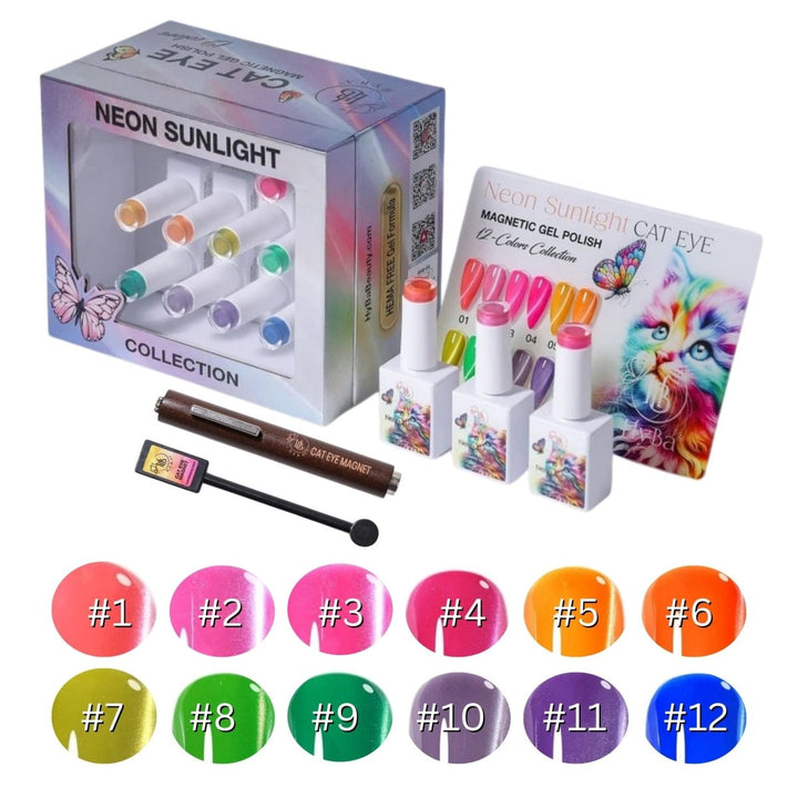 HyBa NEON SUNLIGHT Cat Eye Collection 