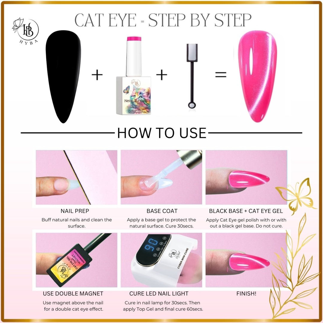 HyBa NEON SUNLIGHT Cat Eye Collection 