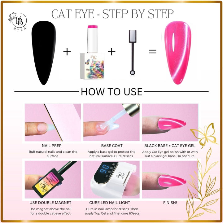 HyBa NEON SUNLIGHT Cat Eye Collection 
