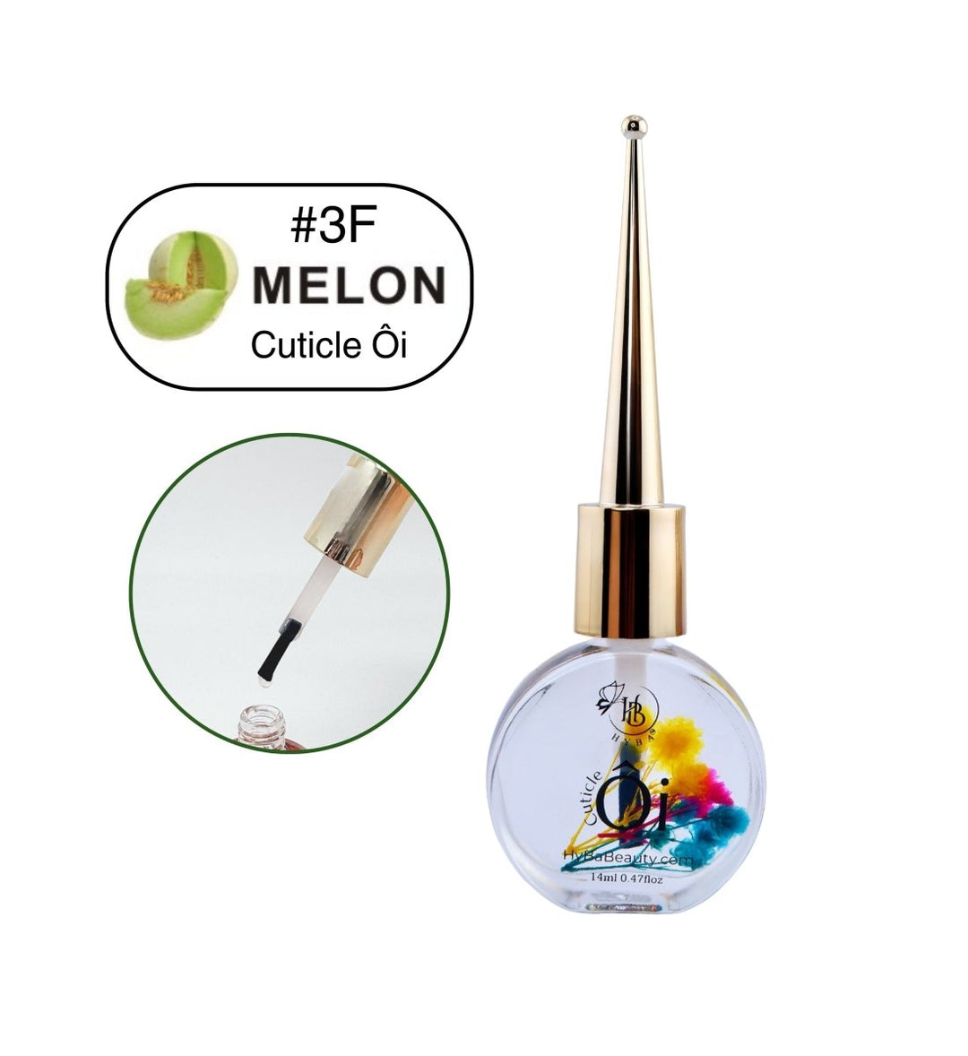 HyBa Cuticle Ôi Essential Oil 14ml - #3F - MELON