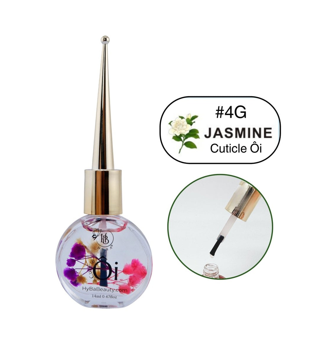 HyBa Cuticle Ôi Essential Oil 14ml - #4G - JASMINE