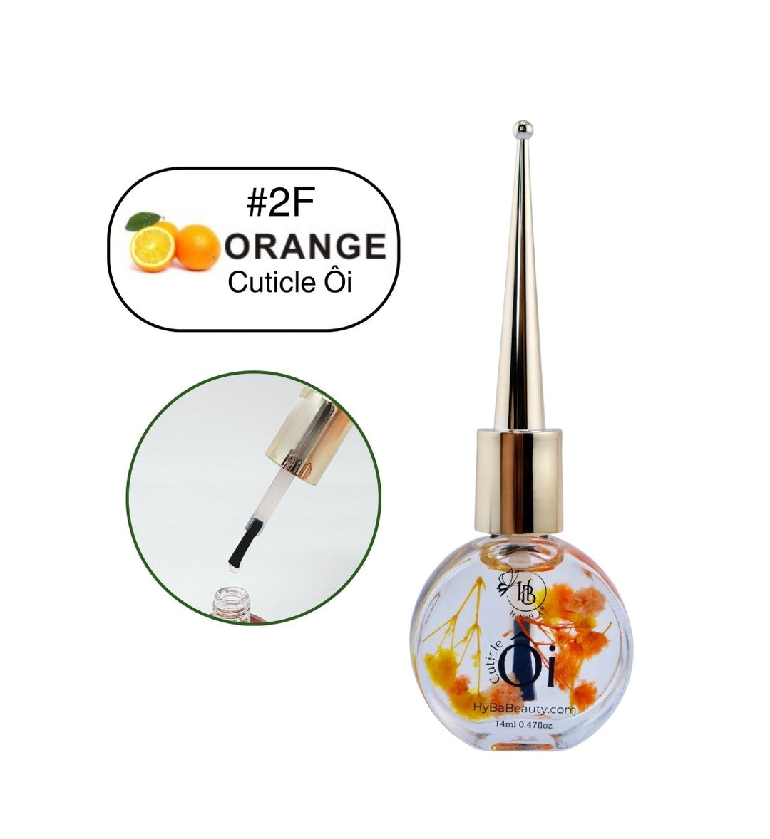 HyBa Cuticle Ôi Essential Oil 14ml - #2F - ORANGE