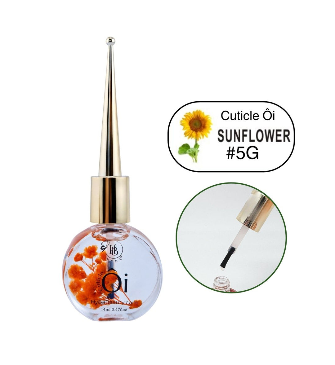 HyBa Cuticle Ôi Essential Oil 14ml - #5G - SUNFLOWER
