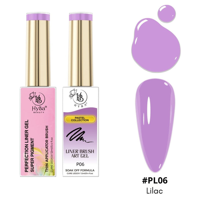HyBa PASTEL Liner Gel Box Set - 12 Colors