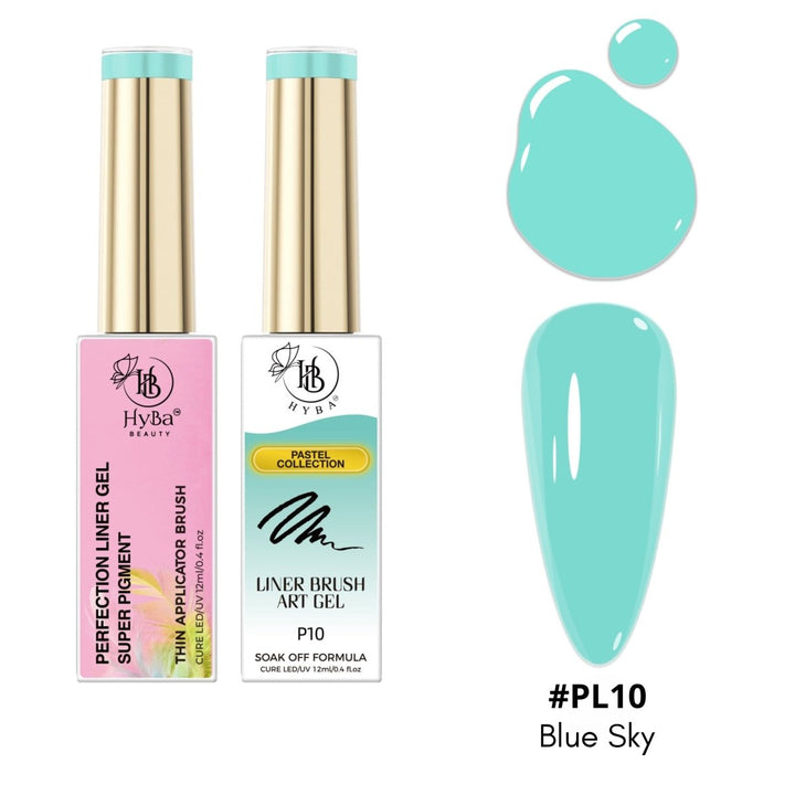 HyBa PASTEL Liner Gel Box Set - 12 Colors