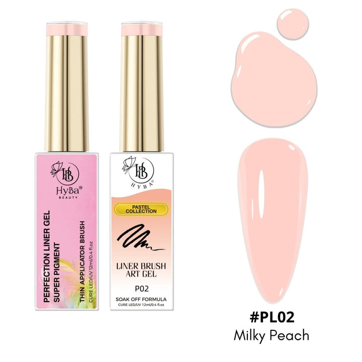 HyBa PASTEL Liner Gel Box Set - 12 Colors