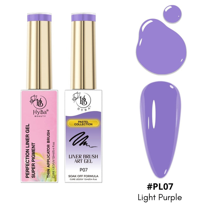 HyBa PASTEL Liner Gel Box Set - 12 Colors