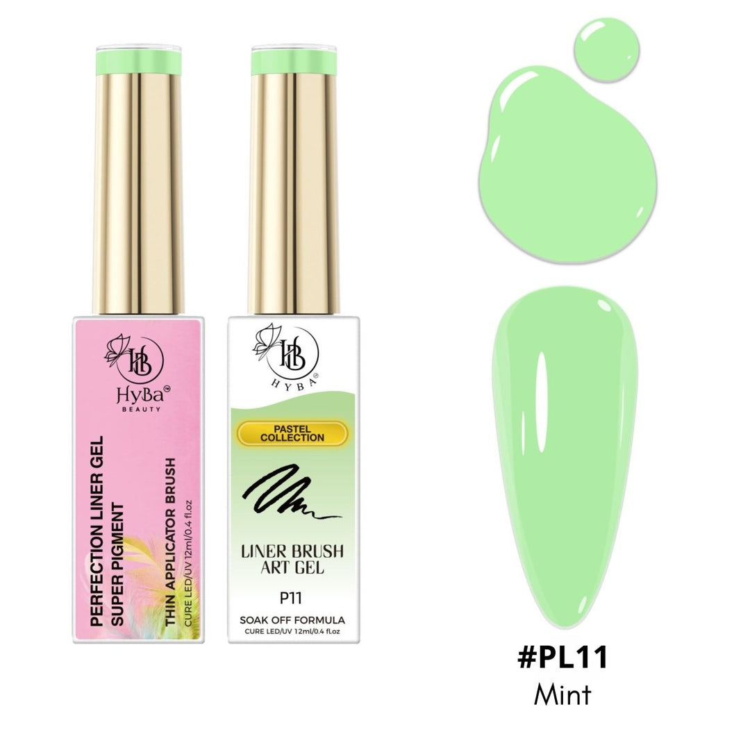 HyBa PASTEL Liner Gel Box Set - 12 Colors