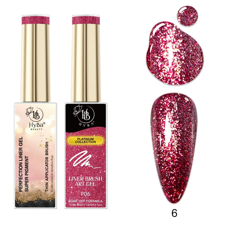 HyBa PLATINUM Liner Gel Box Set - 12 Colors
