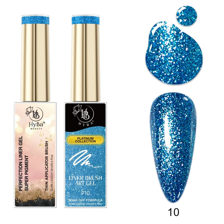 HyBa PLATINUM Liner Gel Box Set - 12 Colors