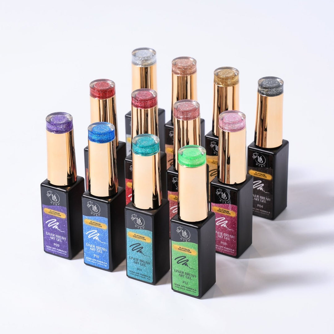HyBa PLATINUM Liner Gel Box Set - 12 Colors
