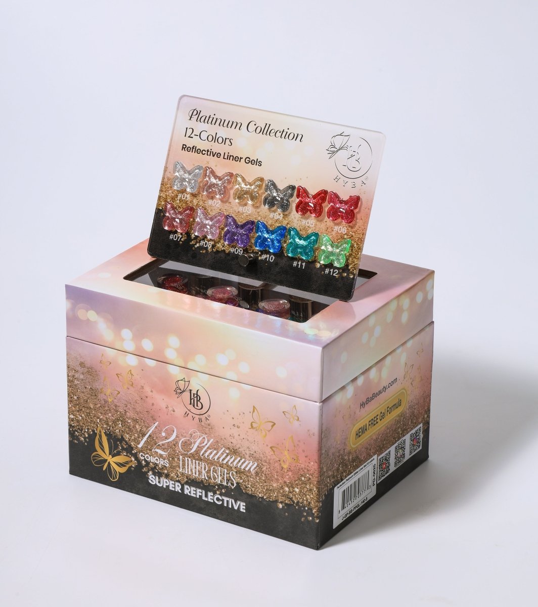 HyBa PLATINUM Liner Gel Box Set - 12 Colors