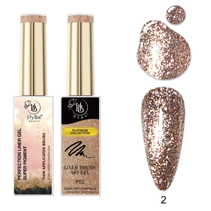 HyBa PLATINUM Gel Liner / 4 Colors Liner Set - Box Set