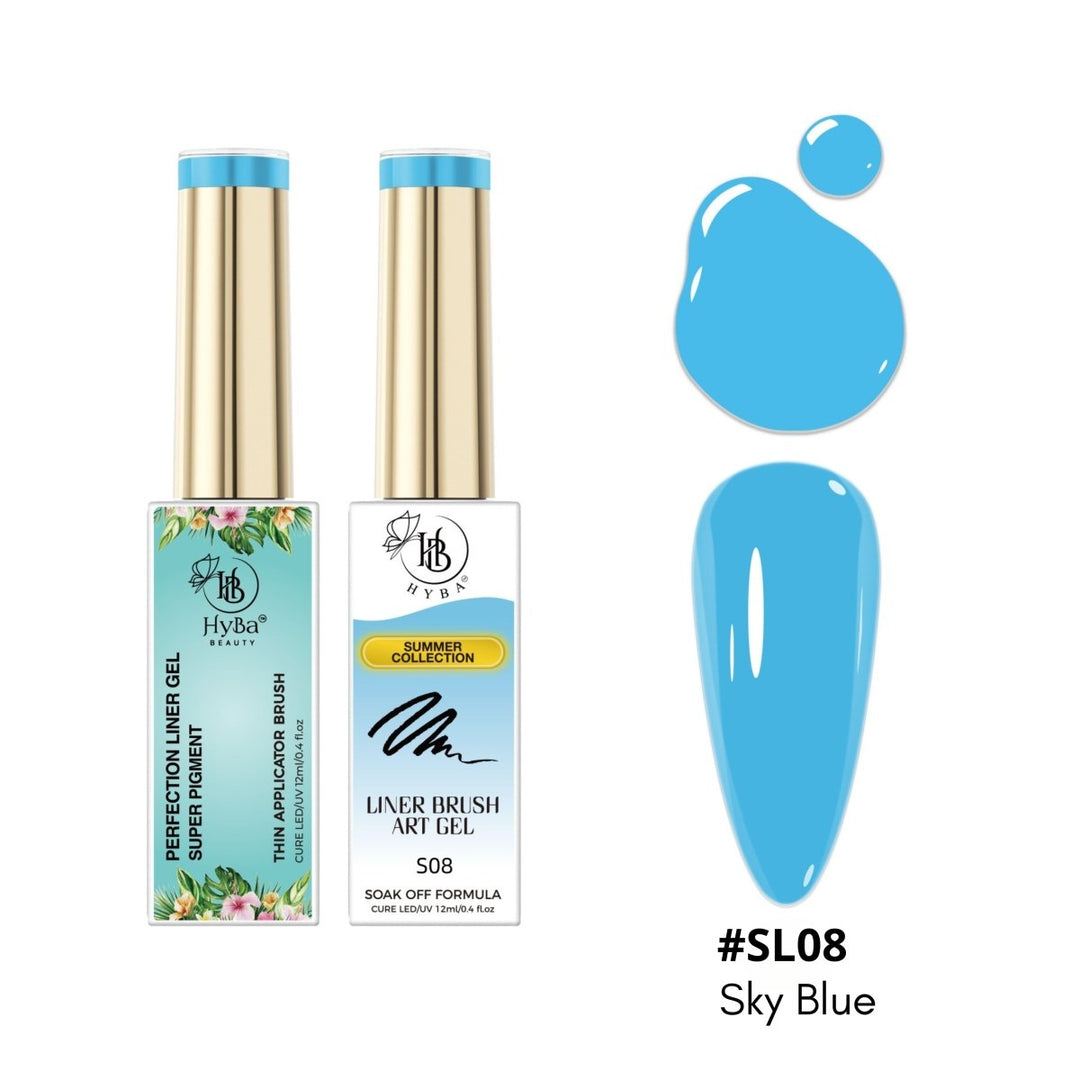 HyBa SUMMER Liner Gel Box Set - 12 Colors