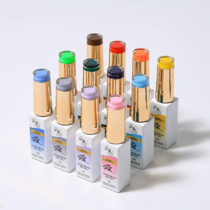 HyBa SUMMER Liner Gel Box Set - 12 Colors