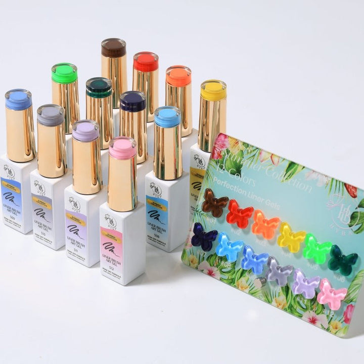HyBa SUMMER Liner Gel Box Set - 12 Colors