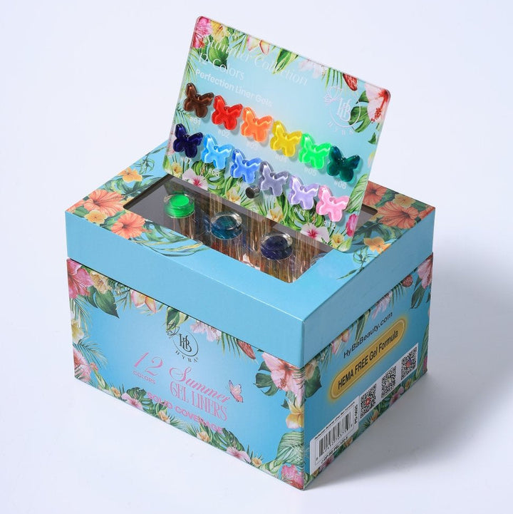 HyBa SUMMER Liner Gel Box Set - 12 Colors