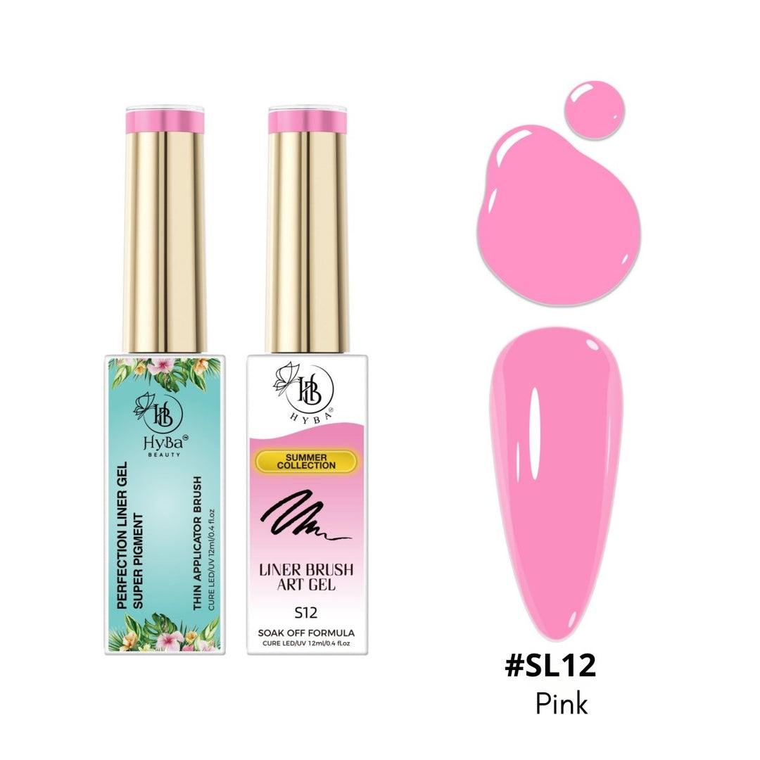 HyBa SUMMER Liner Gel Box Set - 12 Colors