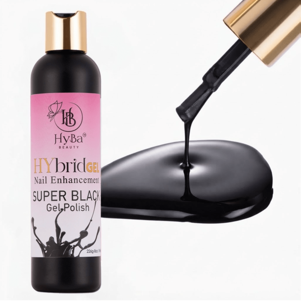 HyBa SUPER BLACK Gel Polish - Refill Kit