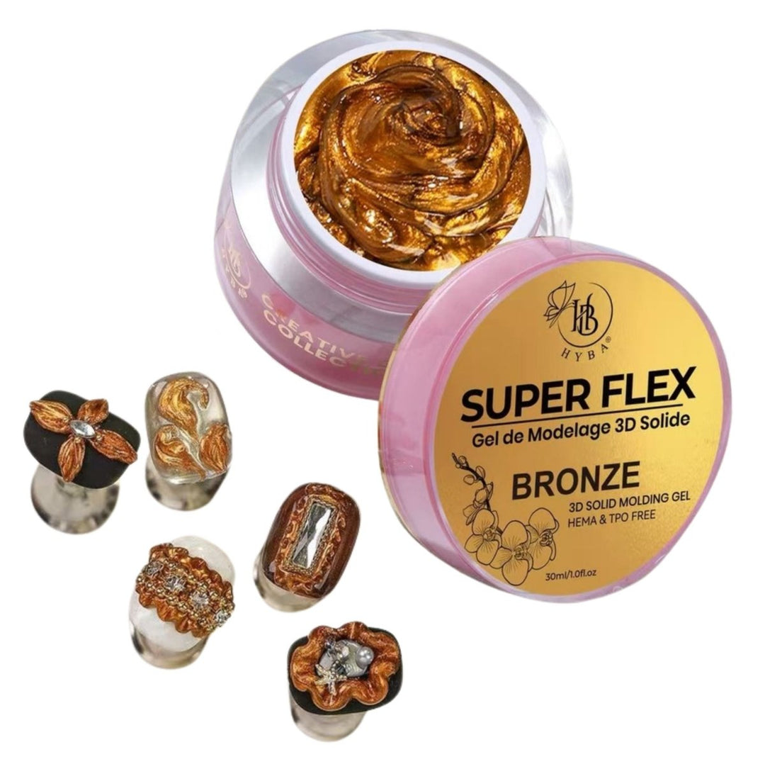 HyBa SUPER FLEX Molding Gel BRONZE (30ml) #10