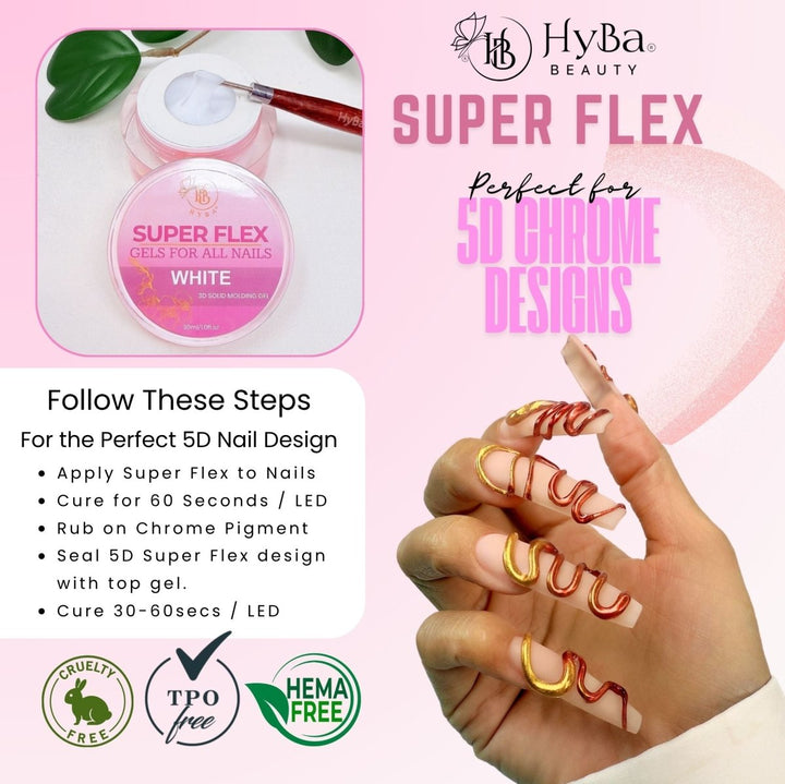 HyBa Super Flex Molding Gel WHITE (30ml) 