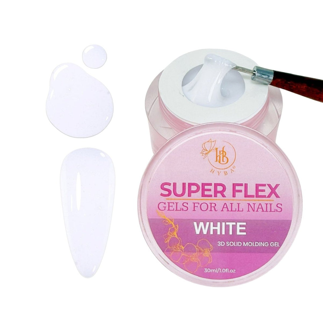 HyBa Super Flex Molding Gel WHITE (30ml) #02